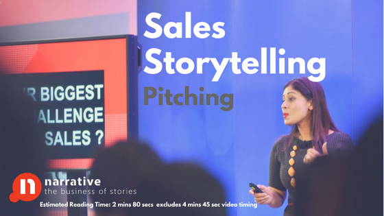 Sales Storytelling : Pitching