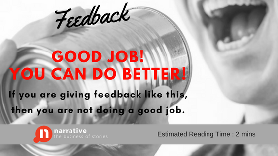 Storytelling and It’s Relationship With Feedback