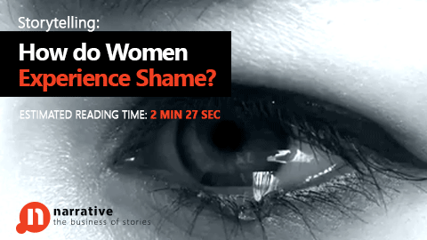 How do women experience shame?
