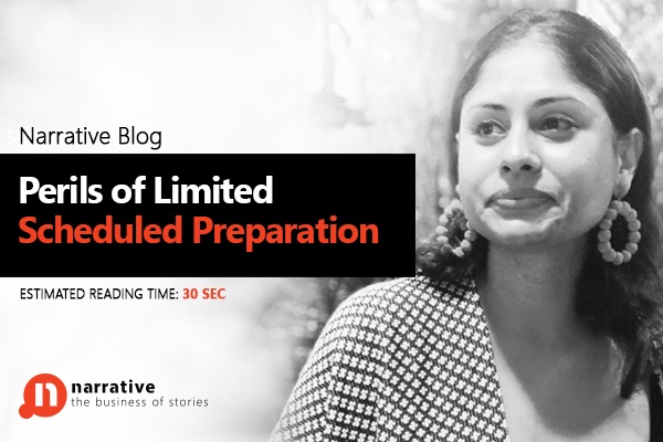 Perils of Limited Scheduled Preparation 
